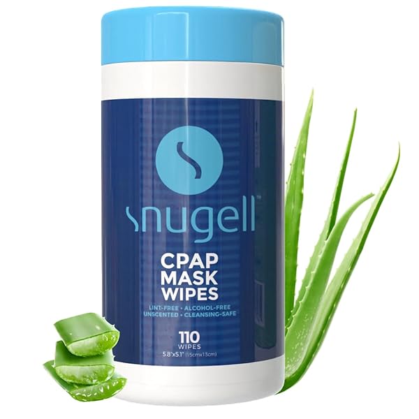 SNUGELL UNSCENTED CPAP MASK WIPES – 110 COUNT...