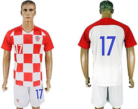Sonucoci Croatia Team 17 Home 2018 World Cup Men Red Soccer jersey - L