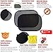 COZY GREENS Car Window Shade for Baby for Side Windows for Vehicle (3 Pack) – 21