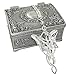 Wo-dreams Lord of the Rings Arwen's Evenstar Pendant Necklace with Jewelry Box,Lord of the Rings Necklace,Great Gift for The Lord of the Rings Fans Christmas Gifts