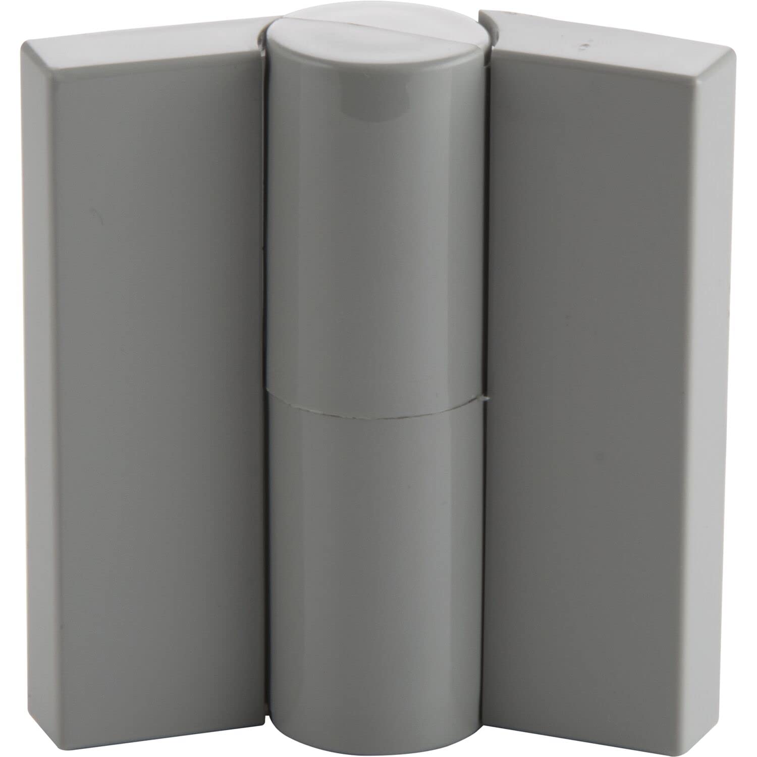 ECO Divider Screw-On Hinge Left (Divider Fitting) Door Hinge with Cover Caps Plastic Grey