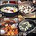 A.Uten Outdoor Camping Lightweigh pan Hiking Cookware Backpacking Picnic Cooking Bowl Pot Pan Set Durable Aluminum Camping Cookwarethumb 3