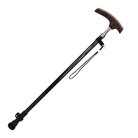 WENTAO Ältere Krücke Carbon 220G Ultraleicht Hähnchenflügel Holz Verstellbare Teleskop Cane Massivholz Rutschfeste Old Man Ge