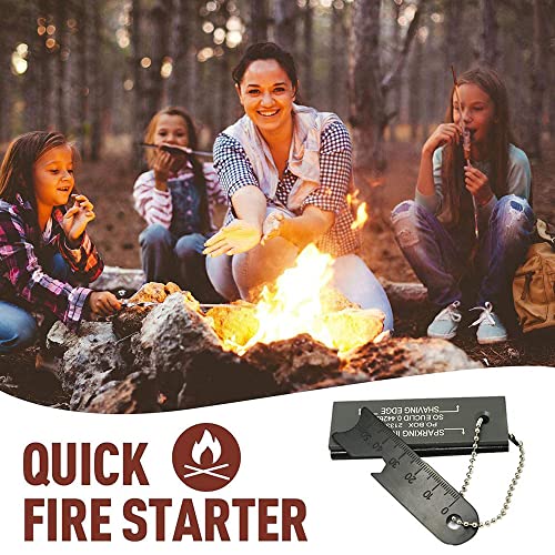 Fire Starter, Magnesium Survival Flint Tool Emergency Survival Kits