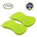 iWeller 2 Piece Silicone Sponge Multipurpose Scrubber for Kitchen, Brush Pot Pan Dish Bowl, Wash Fruit and Vegetable, Pot Holder