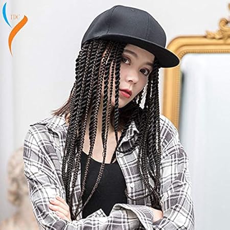 Amazon Co Jp ウィッグヘアドレッドヘア野球帽ブレードサンバイザー帽子ノベルティパーティー誕生日ヒッピーハット面白いコスチュームハロウィンヒップホップゴロワンサイズキャメル ビューティー