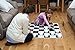 Garden Games Junior Jumbo Checkers (Played on a 4' X 4' Mat!)