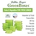 Debbie Meyer GreenBoxes, Food Storage Containers with Lids, Keep Fruits, Vegetables, Baked Goods & Snacks Fresher Longer! BPA Free, Microwave & Dishwasher Safe- 16 Piece Set