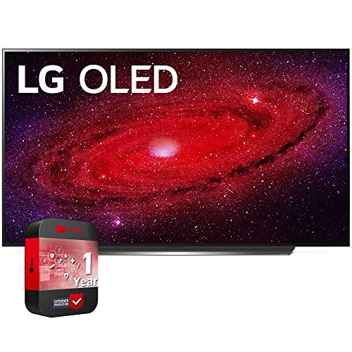 LG OLED65CXPUA 65 inch CX 4K Smart OLED TV with AI ThinQ Bundle with 1