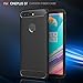 OnePlus 5T Case, TopACE Ultra Slim Thin Carbon Fiber Scratch Resistant Shock Absorption Soft TPU Protective Cover for OnePlus 5T (Improved Version) (Black)