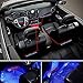 Car LED Strip Lights Interior LIghts Kit, Henlight 4 Pcs 36LED 16 Colors Multi-color Car Under Dash Lighting, Waterproof Car Neno Lights Strip with Multi-Mode Change and Remote Control