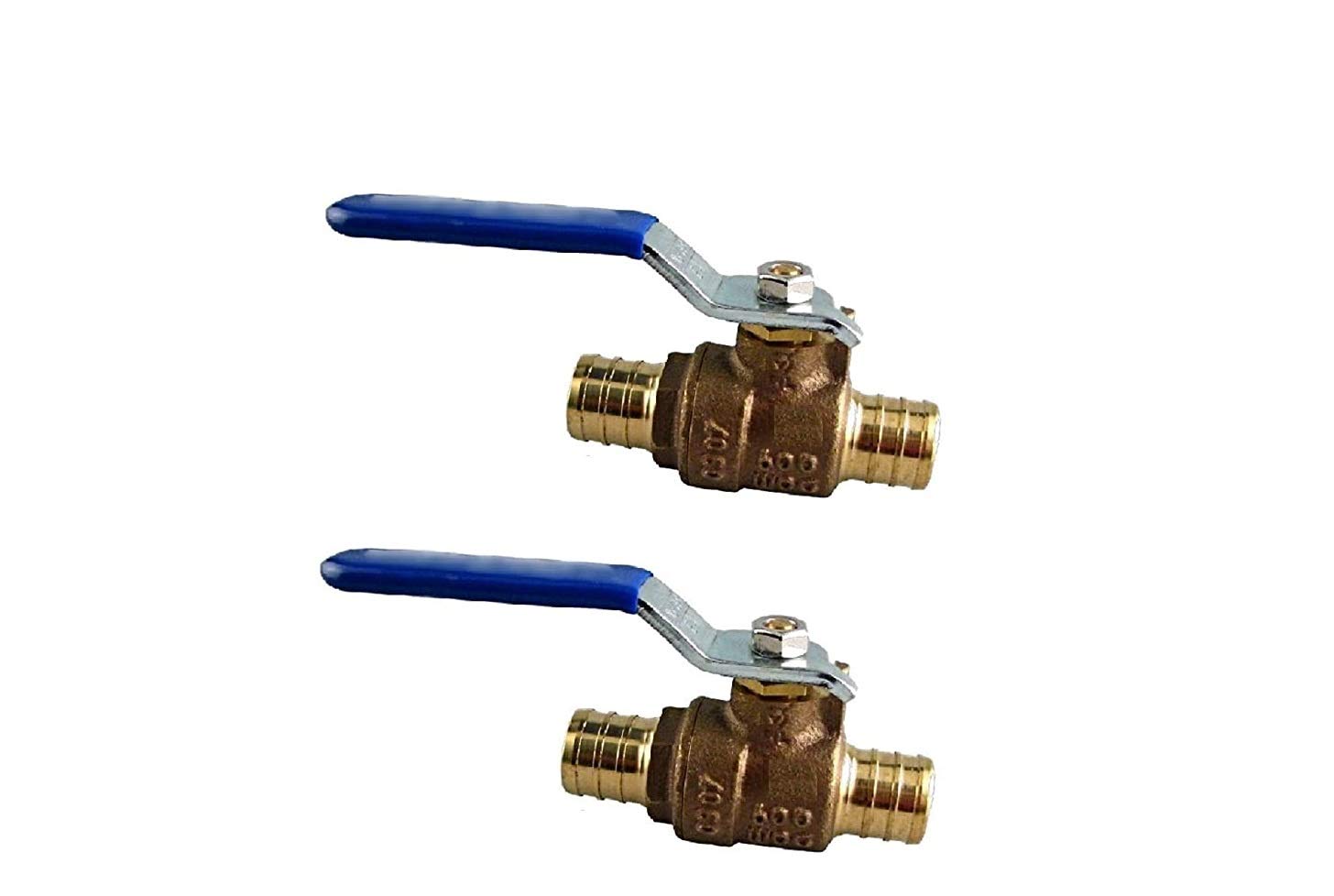 Lot De 60 Vannes à Bille 3/4" Laiton Pour Tube PEX - Type à Sertir (crimp), à Passage Intégral (full Port)