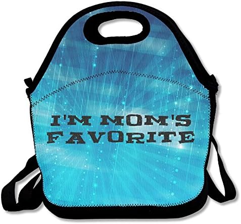 Black I'm Mom's Favorite Shirt - Adult Youth Sizes - Funny Shirt Clothing Files Cool Adult And Child Lunch Bag