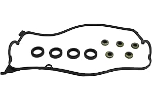 DUZFOREI VS50606R Valve Cover Gasket Replacement for Honda Civic 2001-2005 1.7L D17A2 D17A1 D17A6 D17A7 Replaces#12341-PLC-00