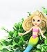 2-Piece Mermaid Doll Toy for Girls or Cake Decoration,Swim in the Water at Bath Time, the Pool, and Beach(Random Color)