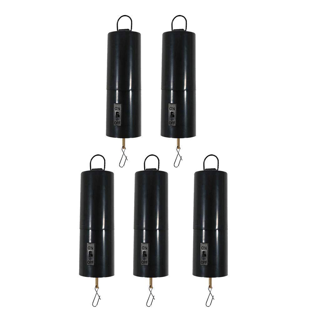 Yundxi Wind Spinner Hanging Motor 30 RPM - Battery Operated - 30rpm (Black 5 Pieces)