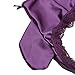 CHICTRY Men's Cheeky Floral Sissy Pouch Panties Crossdress Lingerie Purple Large(Waist:31.0-44.0