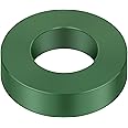 Yaomiao 1 Piece Sprinkler Donut Guards Sprinkler Head Protector for Lawn 6.3 Inch Diameter Green Donut Nylon Rings Reduce Damage from Cars and Lawn Mowers