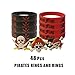 Cleverplay Pirate Party Favors Supplies with 24 Pack Caribbean Pirates Silicone Wristbands Bracelets and 24 Pack Pirate Toy Rings Great for Kids Birthday Parties and Pirate Events