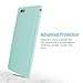 iPhone 6S Wallet Case, Maxboost [Elegance Series] iPhone Wallet Cover for iPhone 6 / 6S Protective PU Leather Card Case w/3 Card Slots + Side Pocket Flip Magnetic - Light Teal/Pink