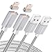 MAGNITTO GEN2 Magnetic micro USB Charging Cable Adapter with Fast Quick Charger & High Speed Data Transfer Cord for any Android Phones Tablets HTC Moto LG Samsung Galaxy S2 S3 S4 S5 S6 S7-5ft (2-Pack)