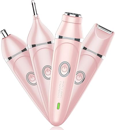 Amazon Co Jp 4in1レディースシェーバー Usb充電式 電気シェーバー 女性 1台4役 多機能 全身用脱毛器 ムダ毛処理 顔 足 背中 髭 鼻 眉 脇 ヘッド交換可能 Ipx6防水 乾湿両用 カミソリ 男女兼用 持ち運び便利 掃除ブラシ付き ピンク ドラッグストア