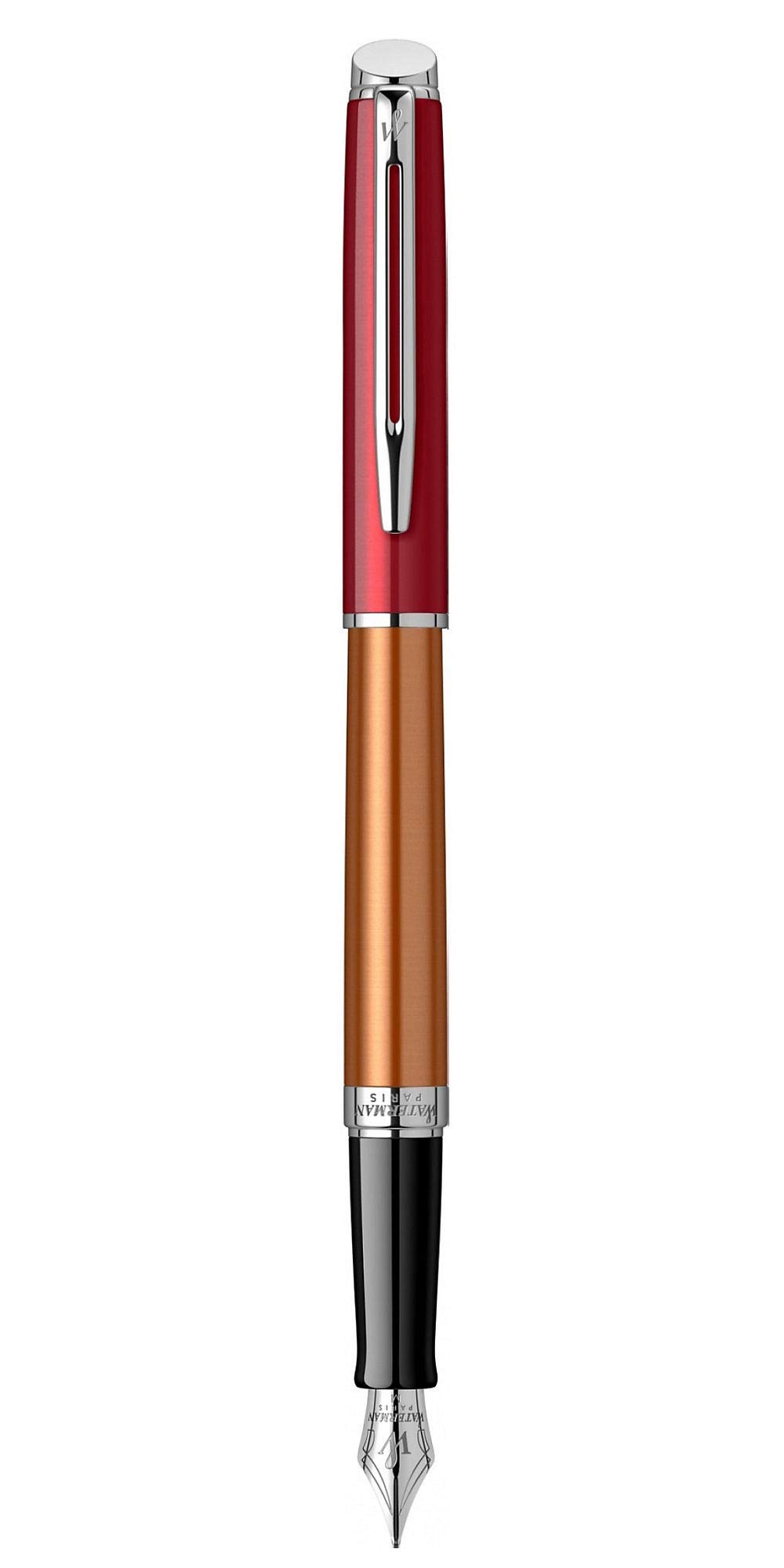 Waterman Fountain Pen | Hemisphere French Riviera Collection | Promenade Vermillon | Fine Point | Gift Box