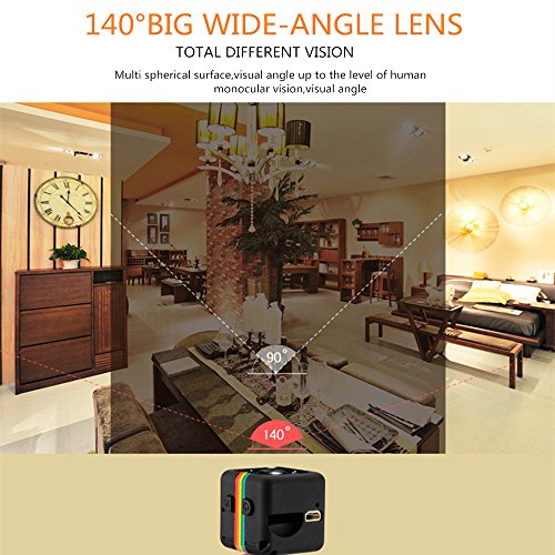 LMNOOP Original SQ11 Portable Security Camera 1080P Sport DV Mini Infrared Night Vision Monitor Concealed Camera Car DV Digital Video Recorder - Thumbnail 5