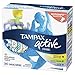 Tampax Pearl Active tampons, light/Regular/Super, 34Count Pack Of 4 (Total 136Count)