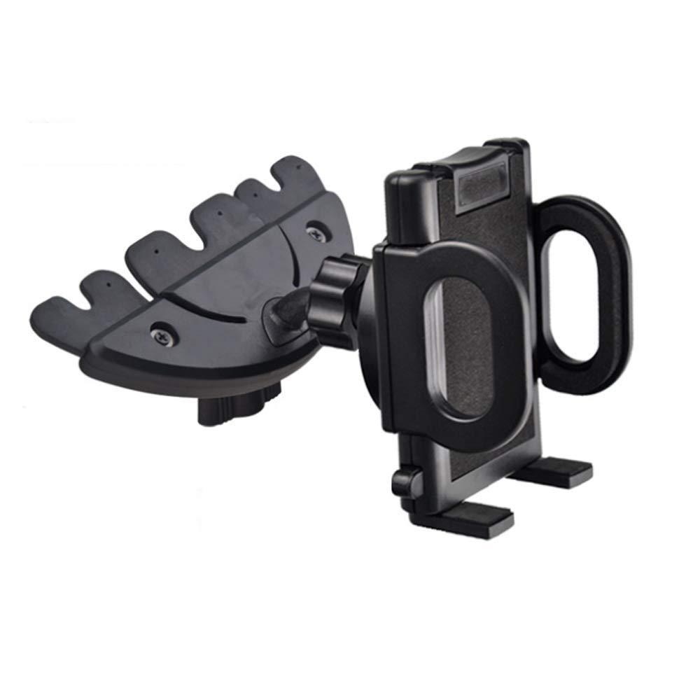 Riloer Universal 360 Degree Car CD Slot Holder Mobile Phone GPS Sat Nav Stand Cradle Mount
