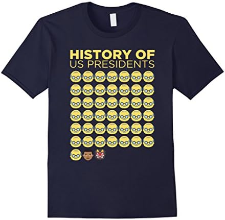 Men's Funny Anti Trump emoji gift shirt for women and men 2XL Navy