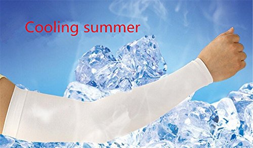 UV Protection Cooling Arm Sleeves Long Sun Sleeves for Men & Women UPF 50 Sun Sleeves for Cycling, Driving, Running, Basketball, Football & Outdoor Activities (Grey, Long)