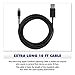 RND Lightning to USB 10ft Cable for Apple iPhone and iPad (Pro, Air, Mini) [Apple MFi Certified] (10 feet/3M/Black)