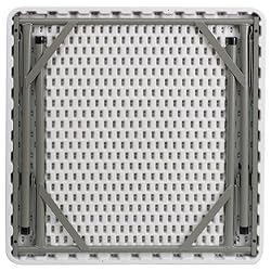 Flash Furniture Elon 2.85' Square Plastic Folding