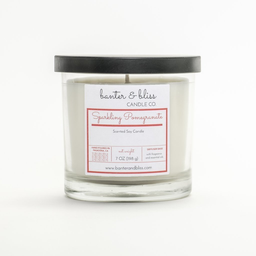 Amazon.com: Banter & Bliss™ Sparkling Pomegranate Scented Soy Candle