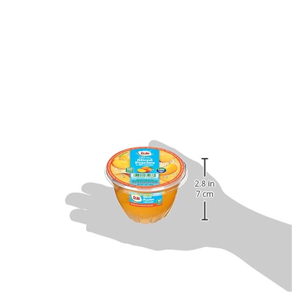 DOLE FRUIT BOWL PEACHES, 7 OZ