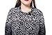 Chicwe Women's Cashmere Touch Plus Size Printed Dress Cowl Neck US12-28
