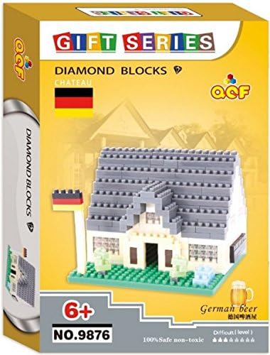 WP QCF Diamond Blocks Street Series Building Blocks Assembling Toys ( German Beer )