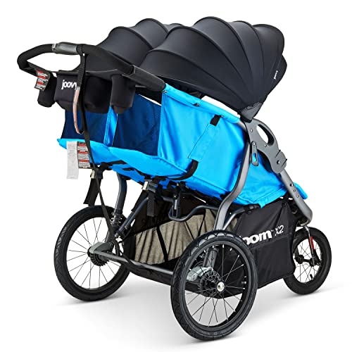 Joovy Zoom X2 Lightweight Performance Double Jogging Stroller Featuring