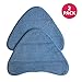 Crucial Vacuum Replacement Mop Pads Part # WH01000 - Compatible with Hoover - Fits Hoover Steam Pads Fit WH20200, WH20300 Steam Mops - Washable, Reusable Part, Models for Home, Office Use (2 Pack)