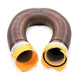 Camco 39639 10' Revolution Swivel Sewer Hose Extension with Pre-Attached Lug and Bayonet Fittings