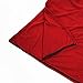 OSAGE RIVER Sleeping Bag Liner, Microfiber Fleece Travel Sheet Sleep Sack for Camping Travel Backpacking, Lightweight Zippered Sleeping Bag Inner Liner, Adults & Kids, Red