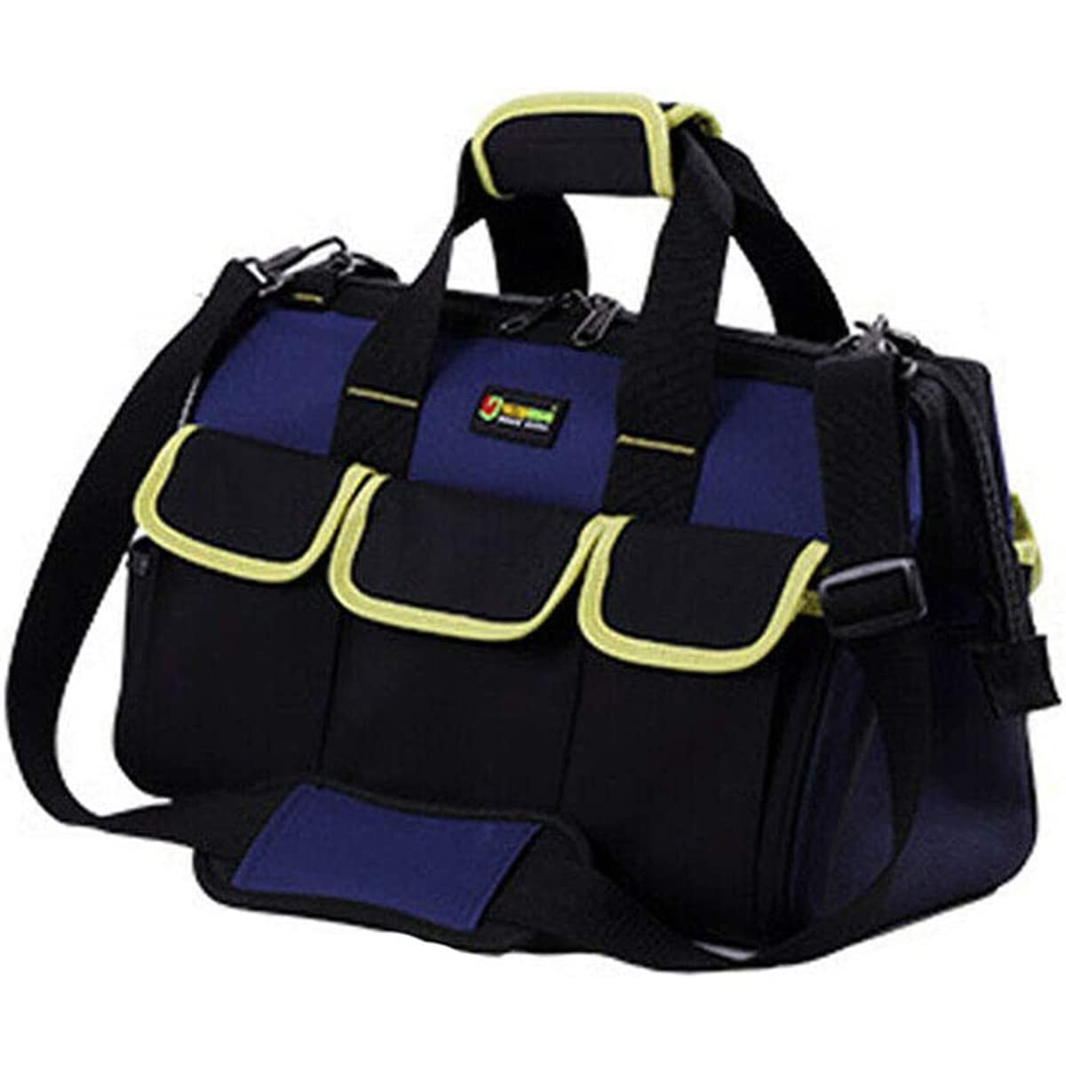 Tool Bags Multifunctional Heavy Duty 14" Pocket Wide Opening Hard Base Tool Pouch