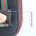 Leather Car Smart Key Chain Universal Key Holder Bag Black Zipper Case Cover Wallet Bag Shell Fob Ring (Bentley)