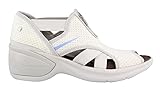 BZees Women's, Krave Mid Heel Sandals White 8 M