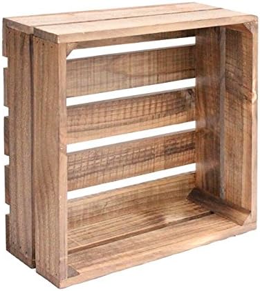 Caja Madera Envejecida 39 x 39 x 15.5 centímetros Ref.1063 - LuxoMobel: Amazon.es: Hogar
