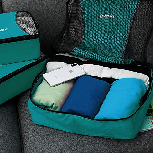 Gonex Packing Cubes 3 Set Travel Luggage Packing Organizers Pouches