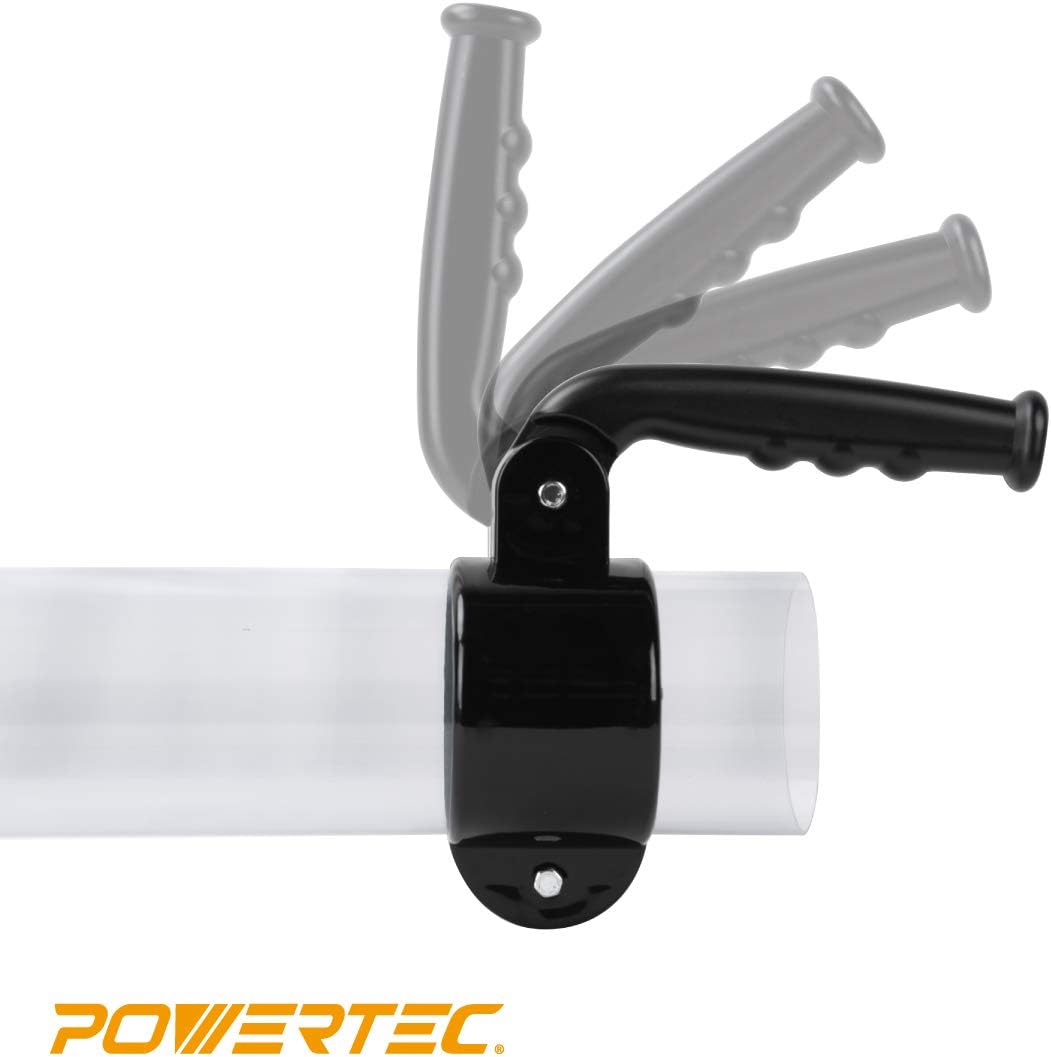 POWERTEC 70282 4-Inch Dust Collection Hose Floor Sweep Accessories Kit: Home Improvement