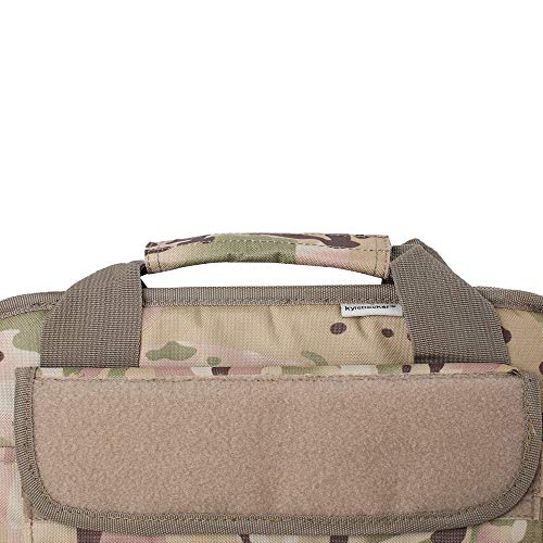 Kylebooker Tactical Deluxe Pistol Case Double Handgun Range Bags (CP)