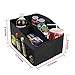 Oetoe Car Console Organizer - Car Trunk Organizer, Perfect Front Seat Organizer, Driving Necessities Organizer, Kids Accessories Backseat Organizer, 4 Inside, 6 Outside Pockets, Easy Fold Design